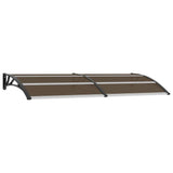 Vidaxl Door Canopy 240x100 cm pc sort sort