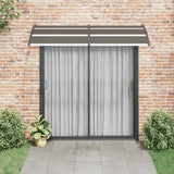 Vidaxl Door Canopy 240x100 cm pc sort sort