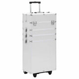 VidaXL make-up trolley aluminium sølvfarvet