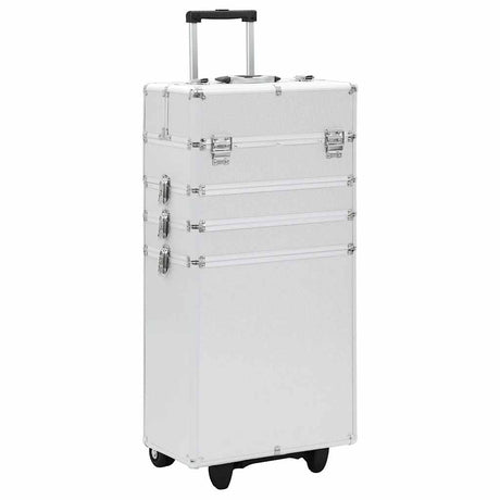 VidaXL make-up trolley aluminium sølvfarvet