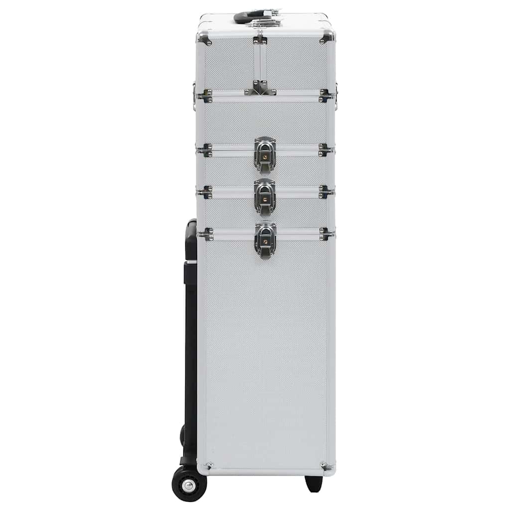 VidaXL make-up trolley aluminium sølvfarvet