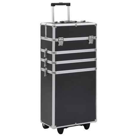 Vidaxl Make-Up Trolley Aluminium Black