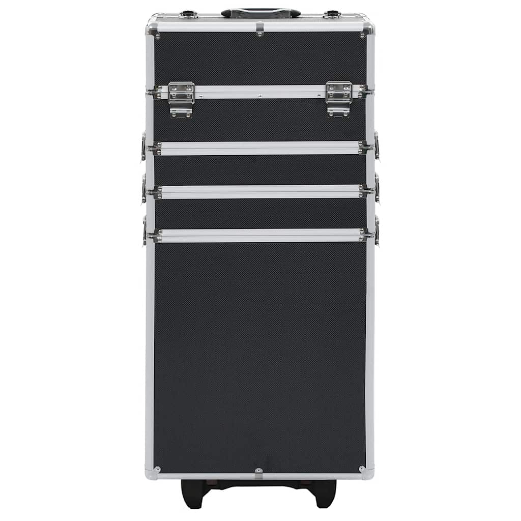 Vidaxl Make-Up Trolley Aluminium Black