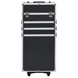 Vidaxl Make-Up Trolley Aluminium Black