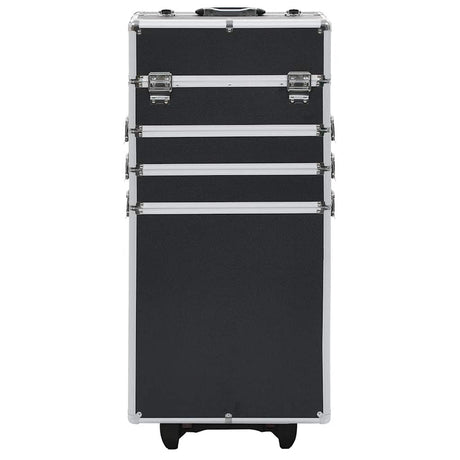 Vidaxl Make-Up Trolley Aluminium Black