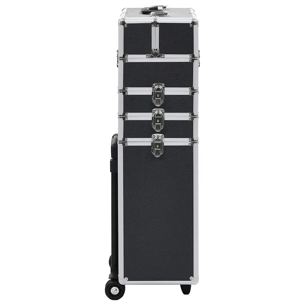 Vidaxl Make-Up Trolley Aluminium Black