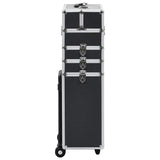 Vidaxl Make-Up Trolley Aluminium Black