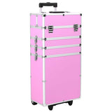 Vidaxl Makeup Trolley Aluminium Pink