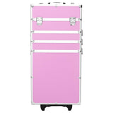 Vidaxl Makeup Trolley Aluminium Pink