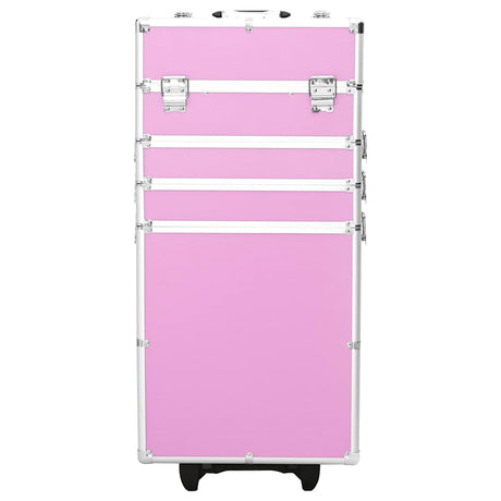 Vidaxl Makeup Trolley Aluminium Pink