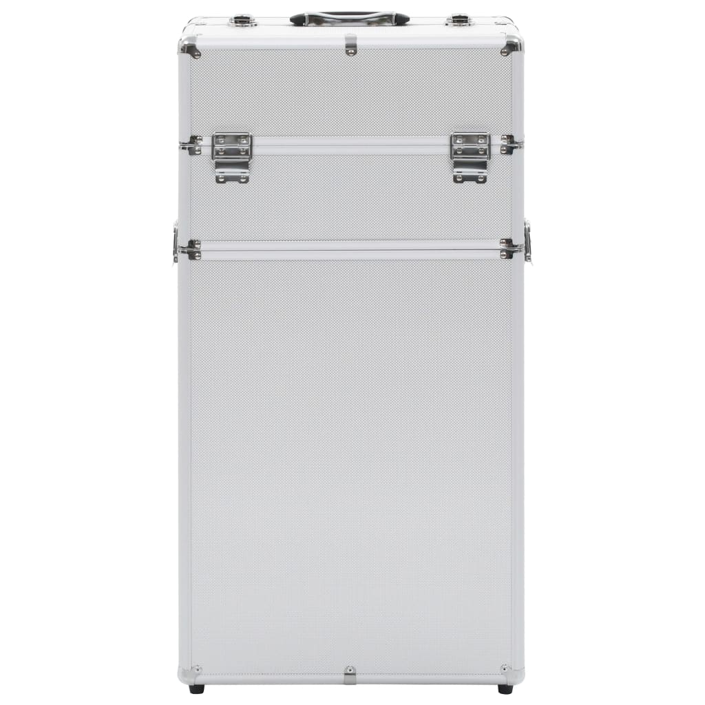 Vidaxl Make-Up Trolley Aluminium Sølvfarvet