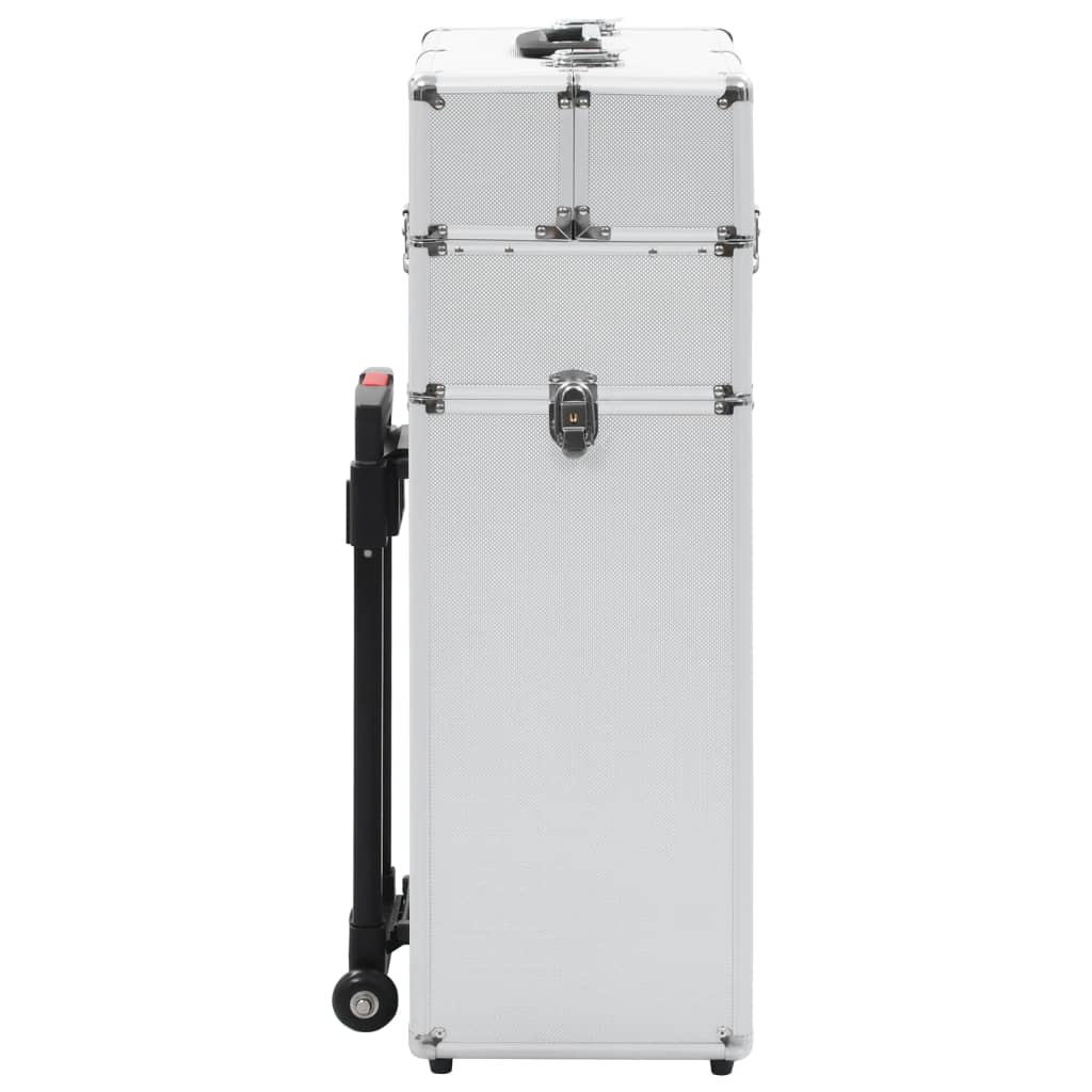 Vidaxl Make-Up Trolley Aluminium Sølvfarvet