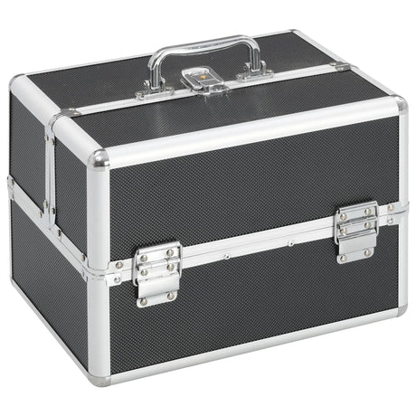 Vidaxx make-up etui 22x30x21 cm aluminium sort