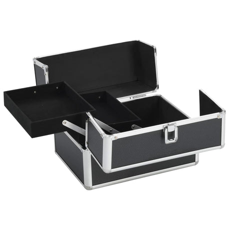 Vidaxx make-up etui 22x30x21 cm aluminium sort