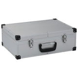 Vidaxl Tool Case 46x33x16 cm aluminium sølvfarvet