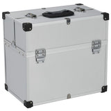 Vidaxl Tool Case 38x22.5x34 cm aluminium sølvfarvet