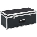 Vidaxl Storage Cases 2 St Aluminium Black