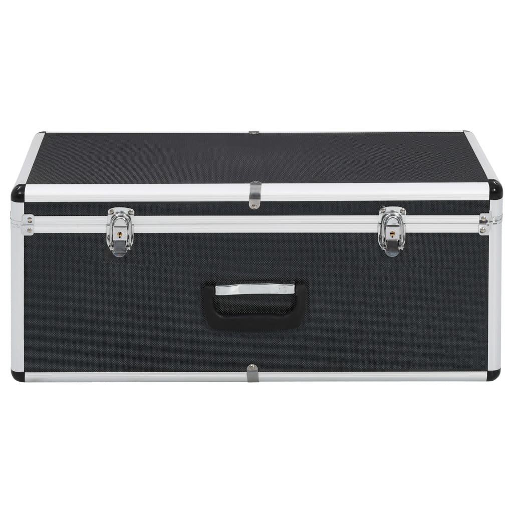 Vidaxl Storage Cases 2 St Aluminium Black