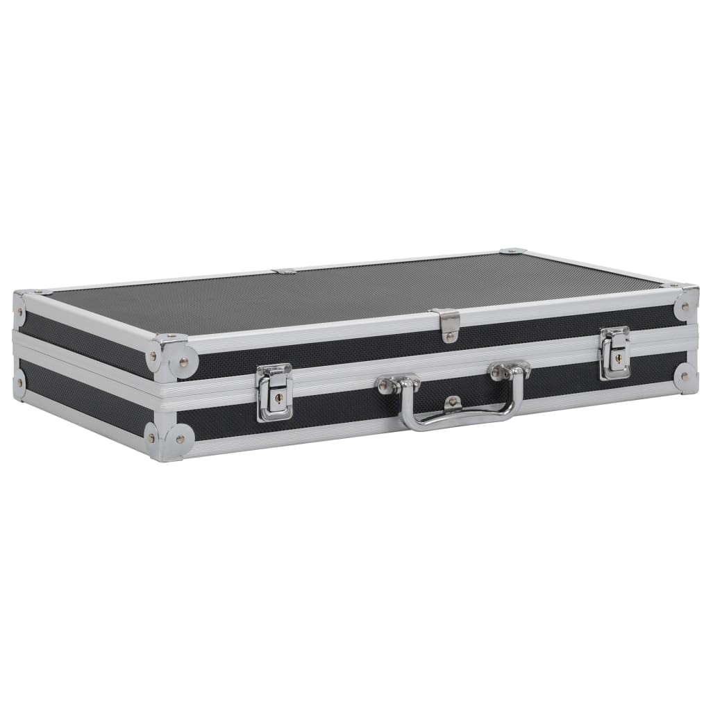 Vidaxl Wapenkoffer Aluminium ABS Sort