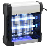 Vidaxl Vliegendendoder 12 W aluminium ABS Sort
