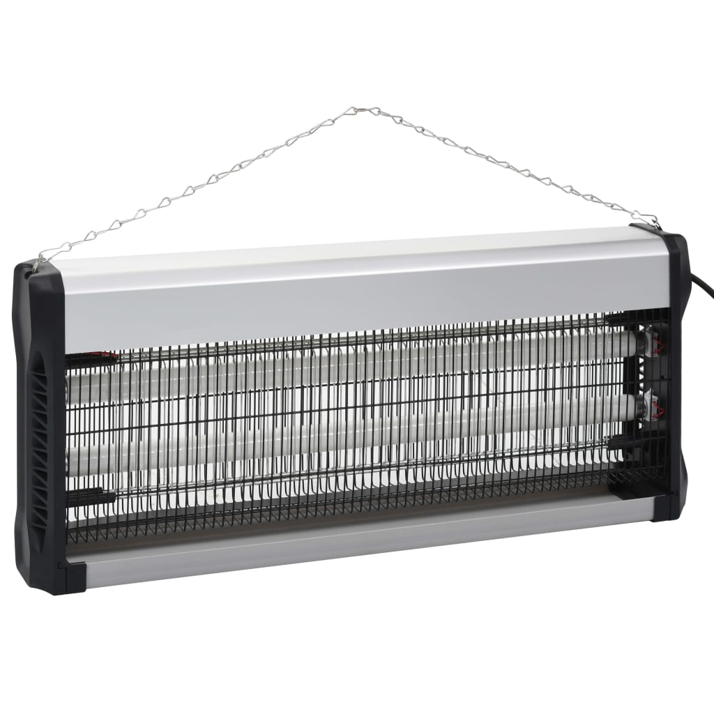 Vidaxl Vliegendendoder 40 W aluminium ABS Sort
