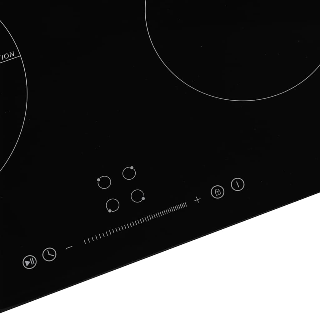 Vidaxl -induktion HOB med 4 madlavningszoner Touch Control 7000 W Glass