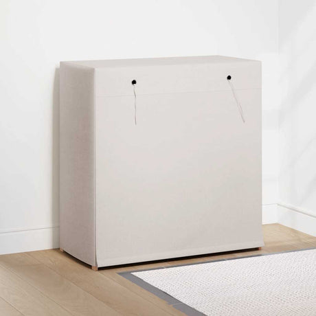Vidaxl Shoe Cabinet med dækning 79x40x80 cm stof hvid