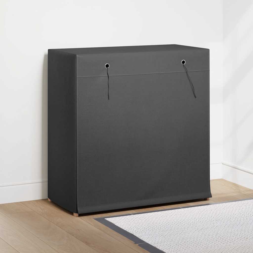 Vidaxl Shoe Cabinet med dækning 79x40x80 cm stof grå