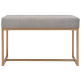 Vidaxl bankje 80 cm fluweel grijs