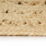 Vidaxl Rug Handmade 90 cm flettet jute