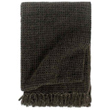 Vidaxx plaid 160x210 cm bomuld antracit og brun