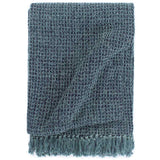 Vidaxl Plaid 125x150 cm bomuld indigo-blå