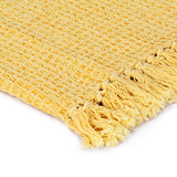 VidaXL plaid 160x210 cm bomuld sennep gul