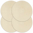 Vidaxl placemats 4 stk runde 38 cm bomuld naturlig