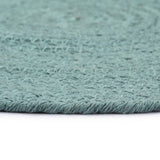 Vidaxl placemats 6 stk runde 38 cm bomulds almindelig grøn