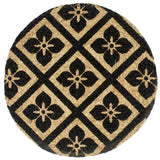 Vidaxl Placemats 4 stk runde 38 cm jute sort