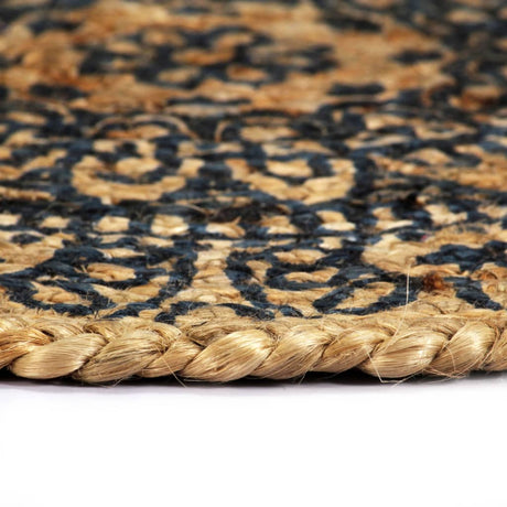 Vidaxl placemats 4 ms omkring 38 cm jute mørkeblå
