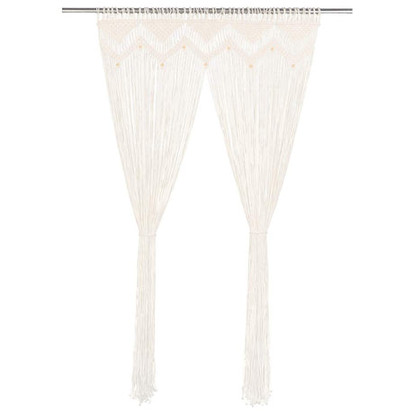 Vidaxl gardin makramé 140x240 cm bomuld