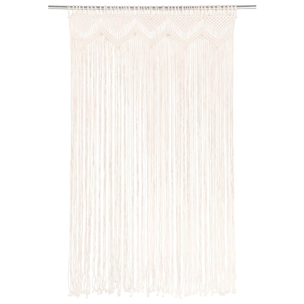 Vidaxl gardin makramé 140x240 cm bomuld