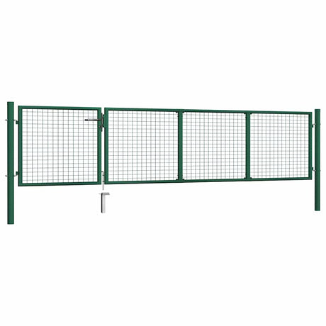 Vidaxx stålhavelåge 350x75 cm grøn