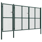 Vidaxl Port 400x175 cm stålgrøn