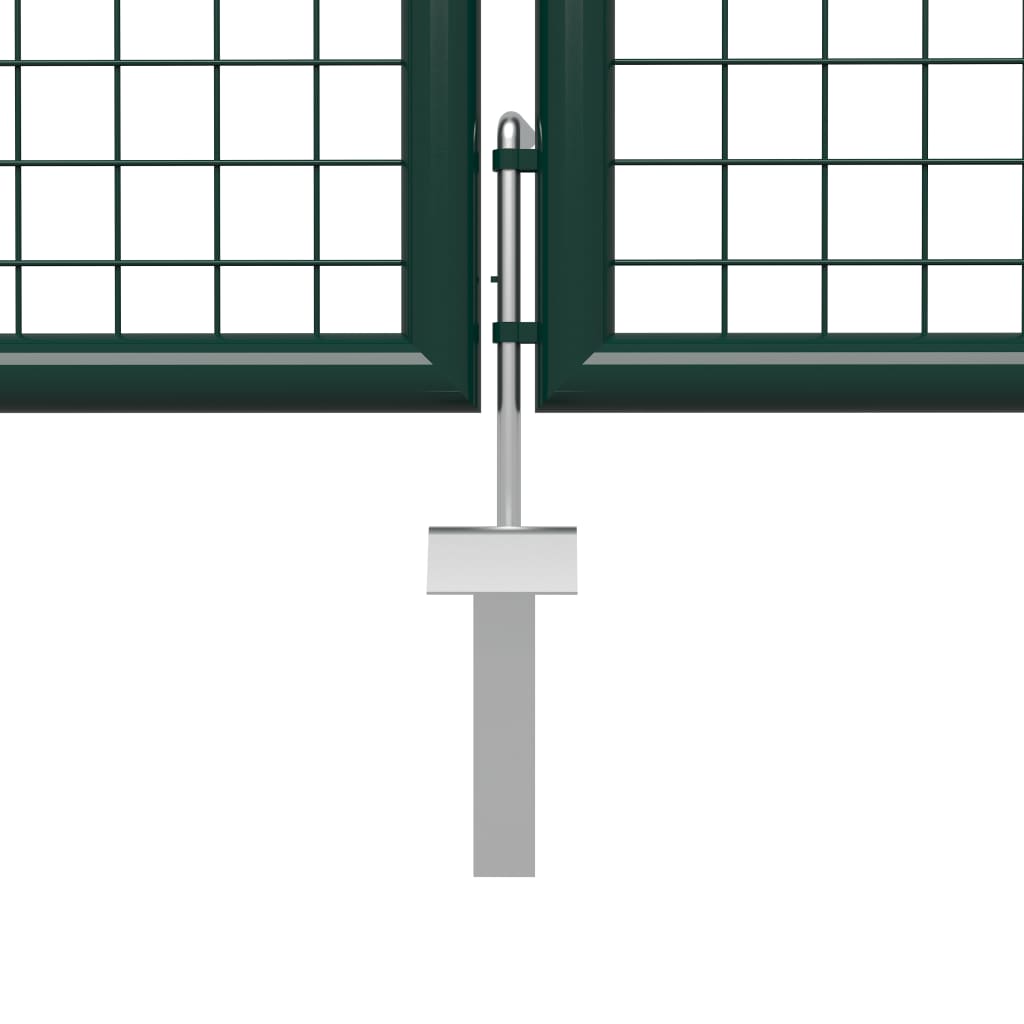 Vidaxl Port 400x175 cm stålgrøn