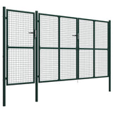 Vidaxl Port 400x200 cm stålgrøn