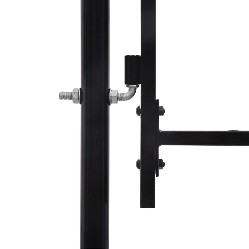 Vidaxl Port 2x4 M stål sort