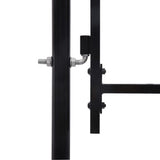 Vidaxl Port 2x4 M stål sort
