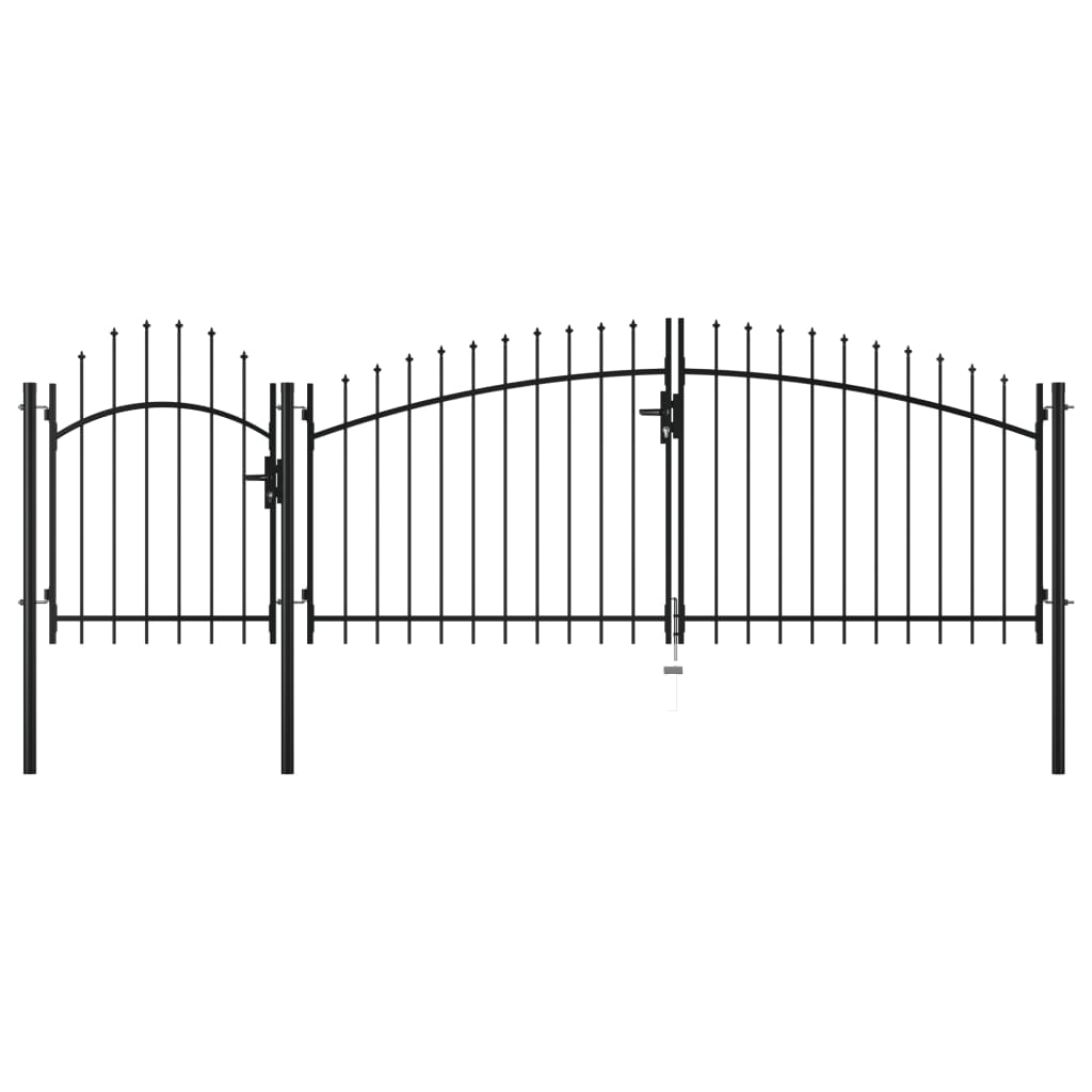 Vidaxl Port 2.25x4 M stål sort