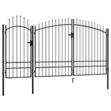 Vidaxl Port 2.45x4 M stål sort