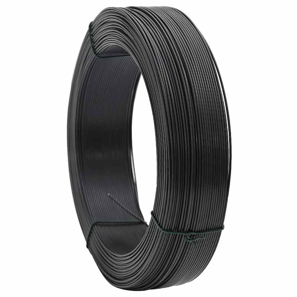 Vidaxl Hekbind tråd 250 m 1,4 2 mm stål antracit