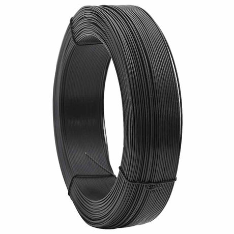Vidaxl Hekbind tråd 250 m 2,3 3,8 mm stål antracit