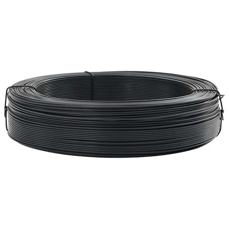 Vidaxl Hekbind tråd 250 m 2,3 3,8 mm stål antracit